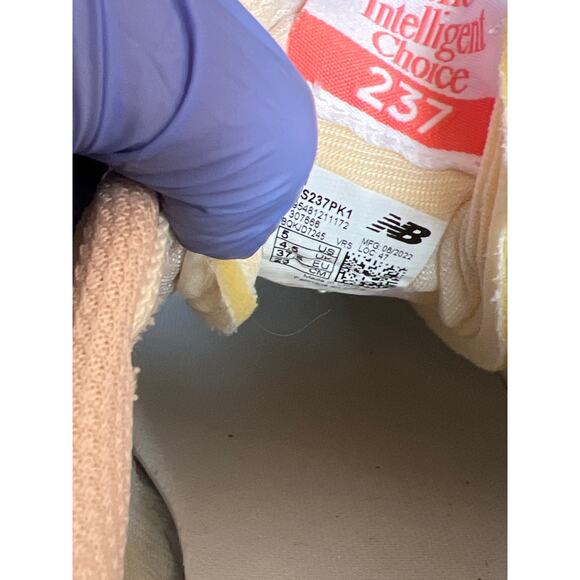 New Balance 237 Sneaker Men's 5 Women's 6.5 Pink - Picture 6 of 7